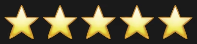 5 Star Rating